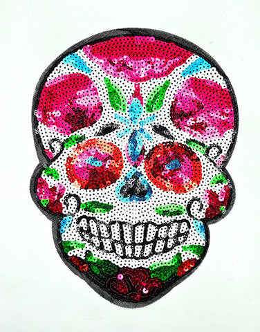 Parche calavera de azúcar