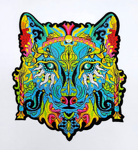 Parche lobo tribal