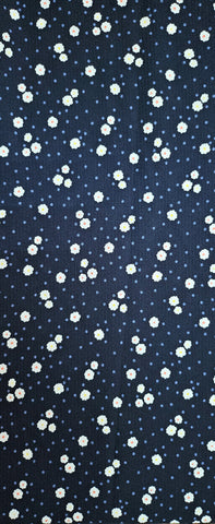 Tela daisy blue polka