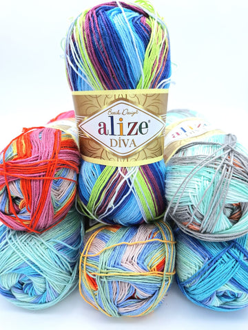 Estambres ALIZE Diva batik